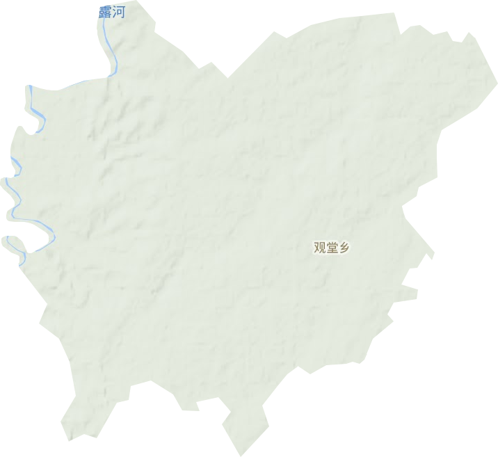 觀堂鄉地形圖