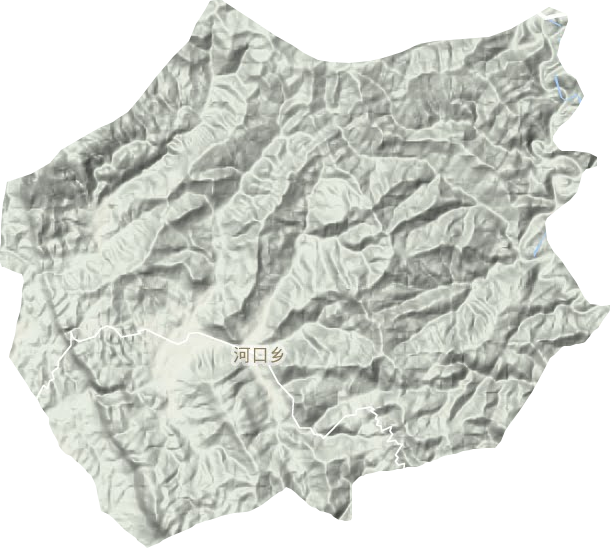 河口鄉地形圖