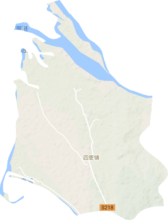 四更鎮地形圖