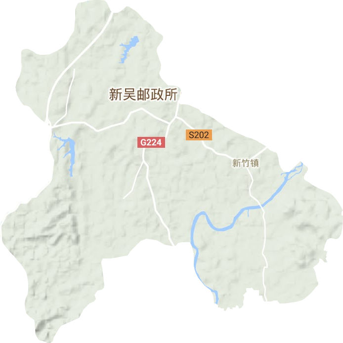 新竹鎮地形圖