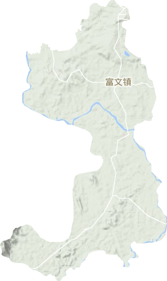 富文鎮(zhèn)地形圖