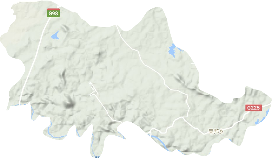 榮邦鄉地形圖