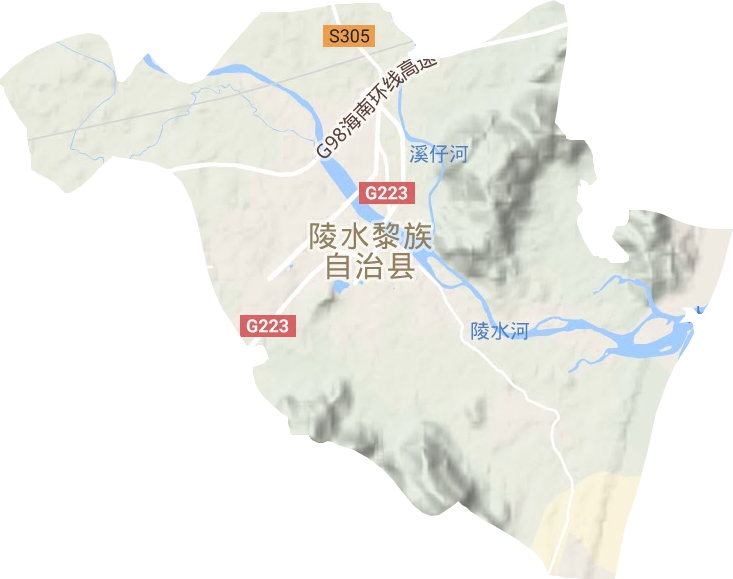 椰林鎮地形圖