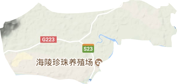 新村鎮地形圖