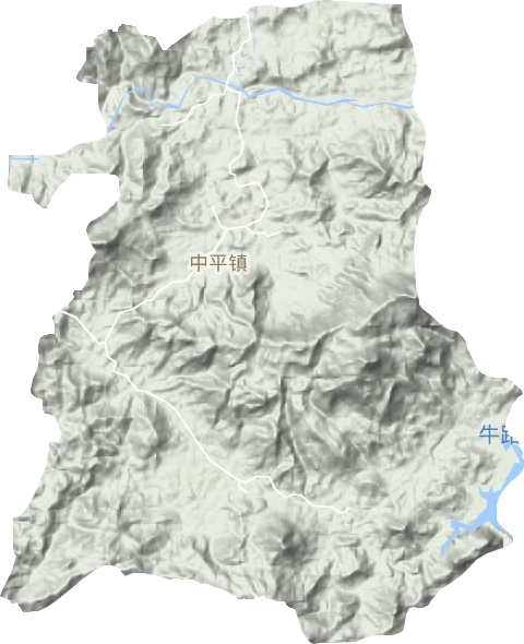 中平鎮地形圖