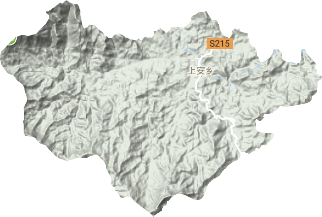 上安鄉(xiāng)地形圖