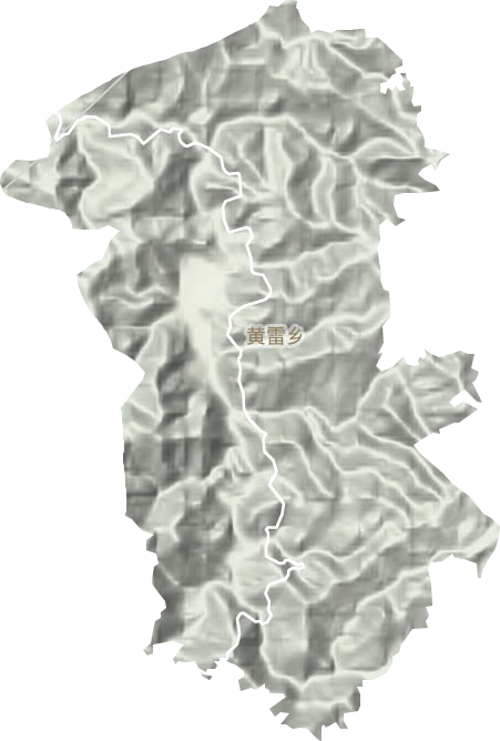 黃雷鄉地形圖