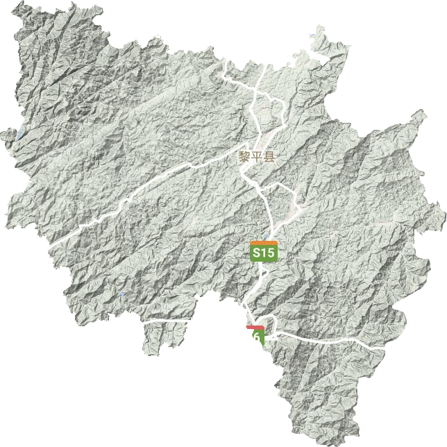 黎平縣地形圖