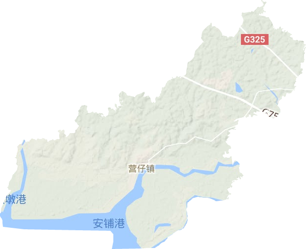 營仔鎮地形圖