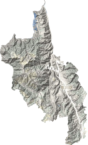 東川區地形圖