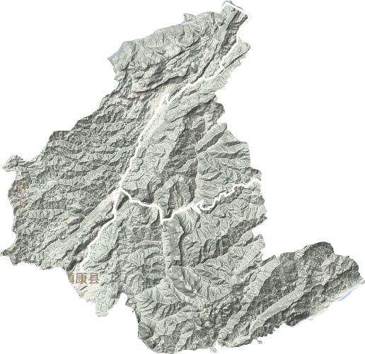 鎮(zhèn)康縣地形圖