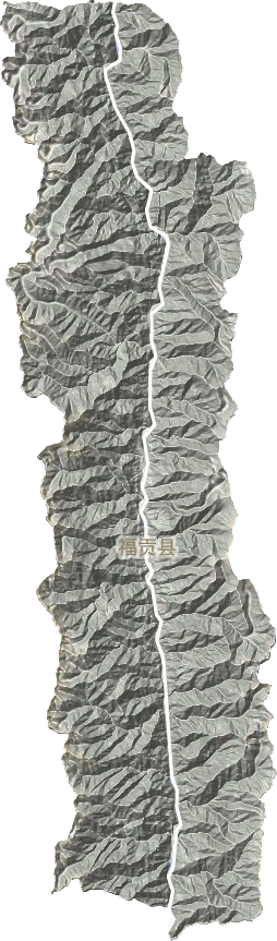 福貢縣地形圖