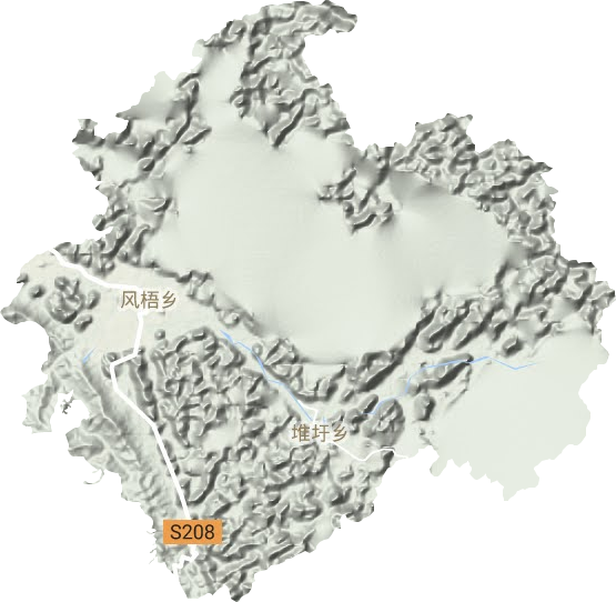 風梧鎮地形圖