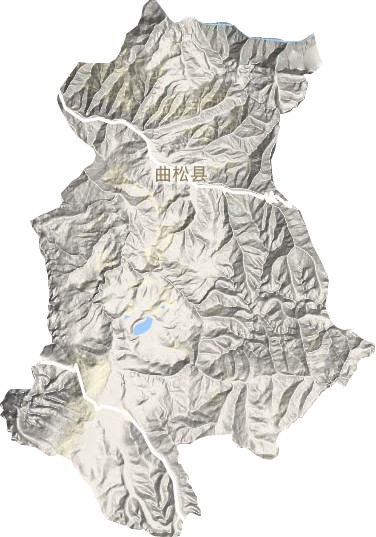 曲松縣地形圖