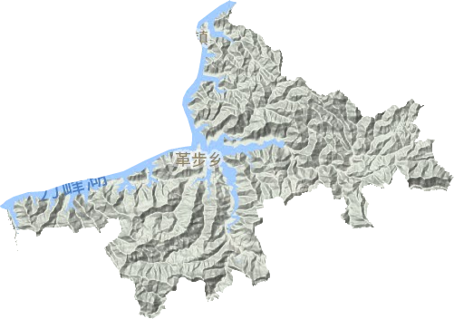 革步鄉地形圖