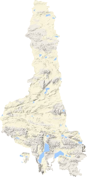 尼瑪縣地形圖