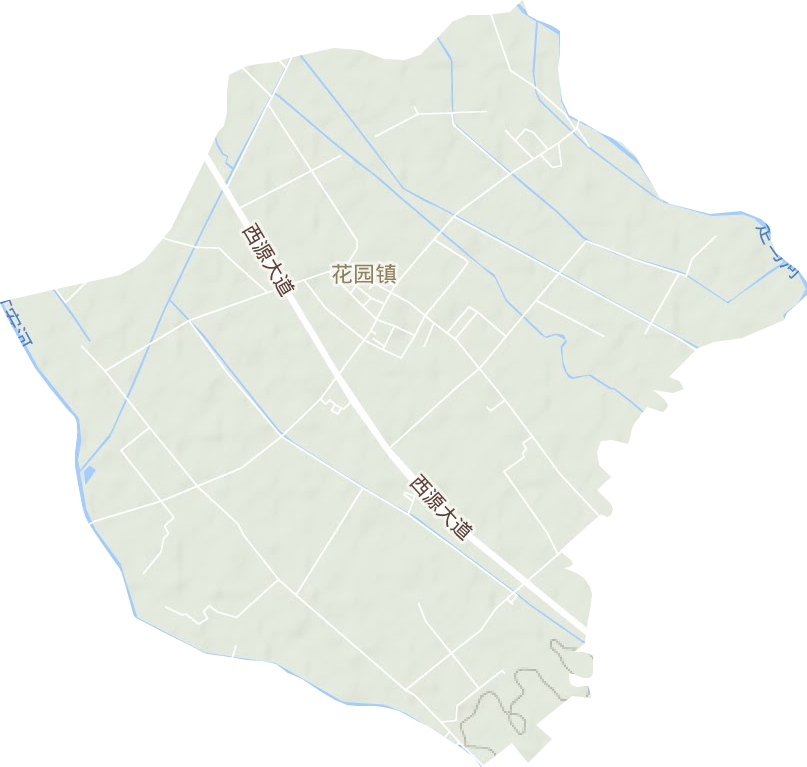 花園鎮地形圖
