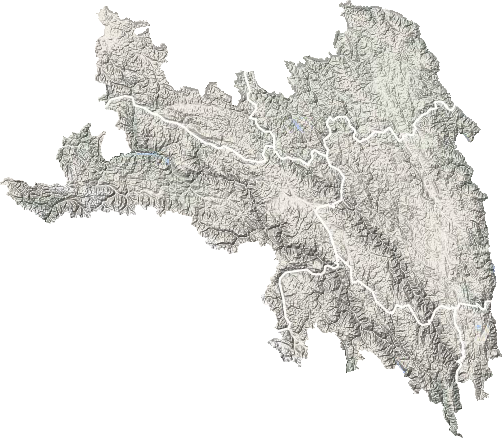 昌都市地形圖