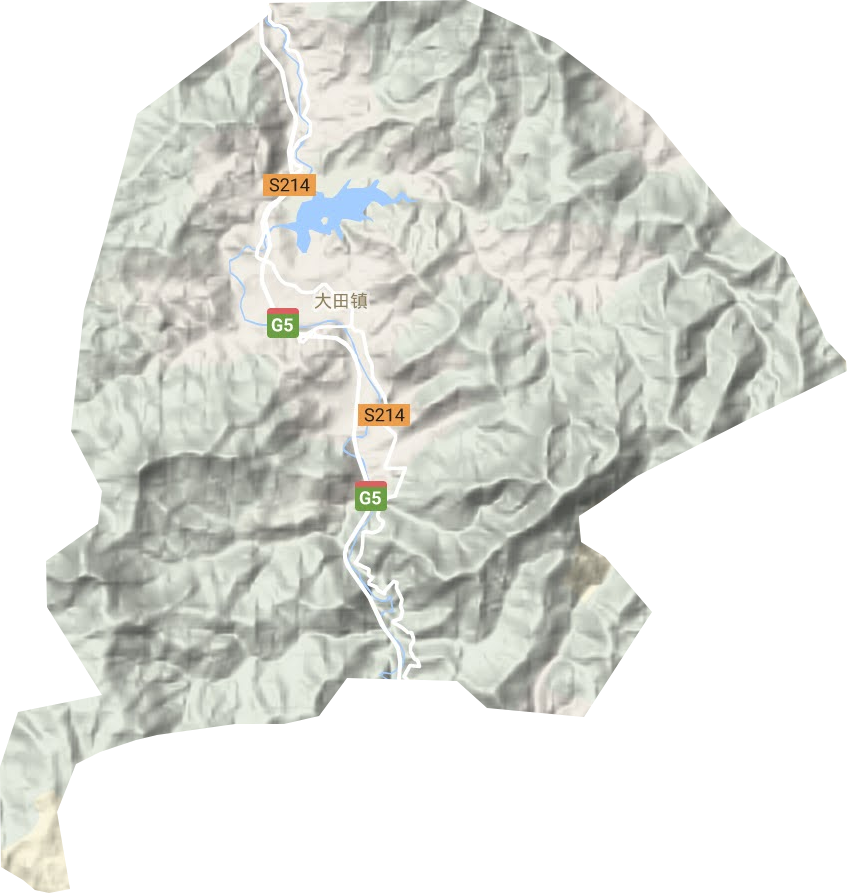 大田鎮地形圖