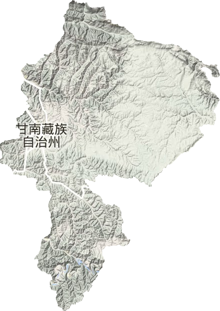 合作市地形圖