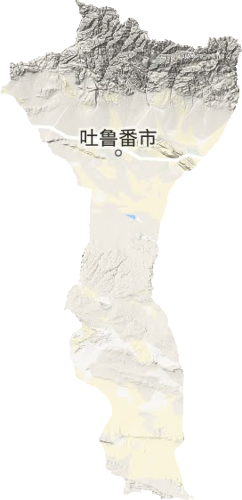 高昌區地形圖