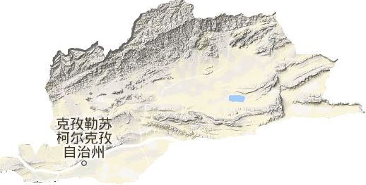 阿圖什市地形圖