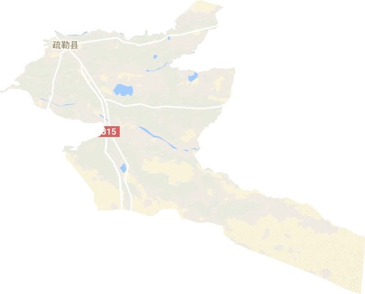 疏勒縣地形圖