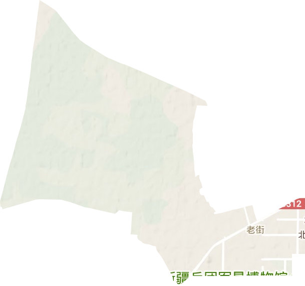 老街街道地形圖