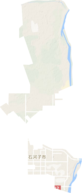 東城街道地形圖