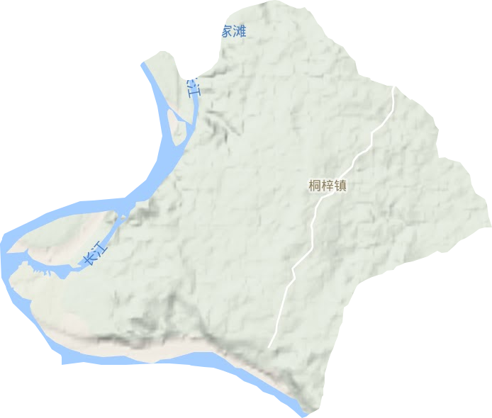 桐梓鎮地形圖