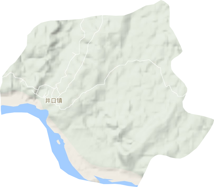 井口鎮地形圖
