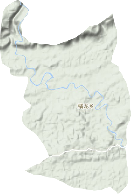 蟠龍鄉(xiāng)地形圖