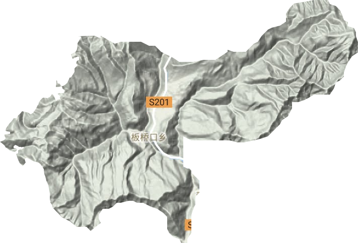 板橋口鄉地形圖