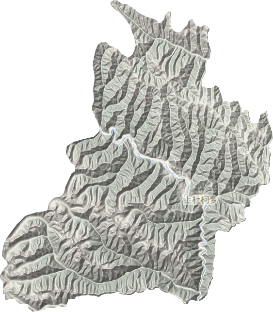 上杜柯鄉地形圖