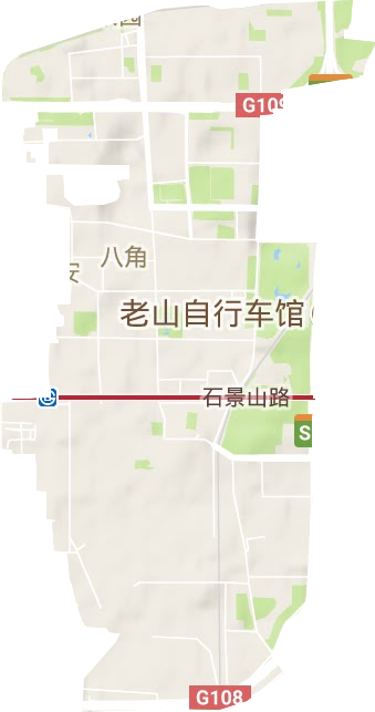 八角街道地形圖