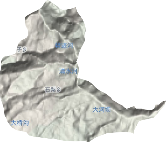 石梨鄉(xiāng)地形圖