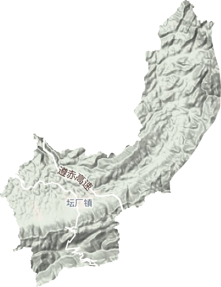 壇廠鎮地形圖