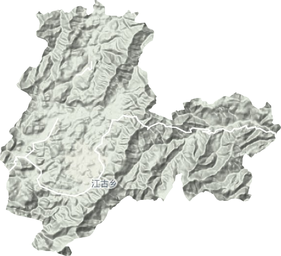 江古鎮(zhèn)地形圖