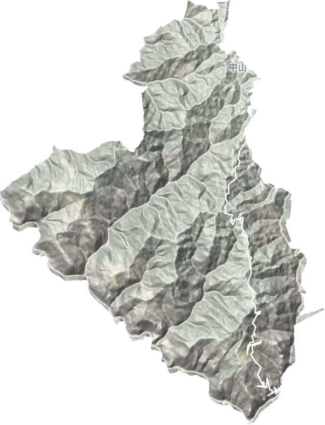 中山鎮地形圖
