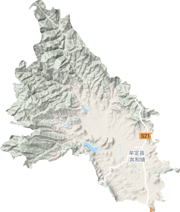 共和鎮地形圖