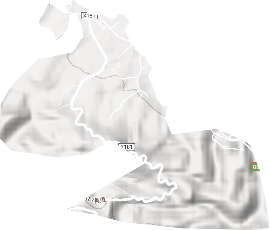 勐養農場地形圖