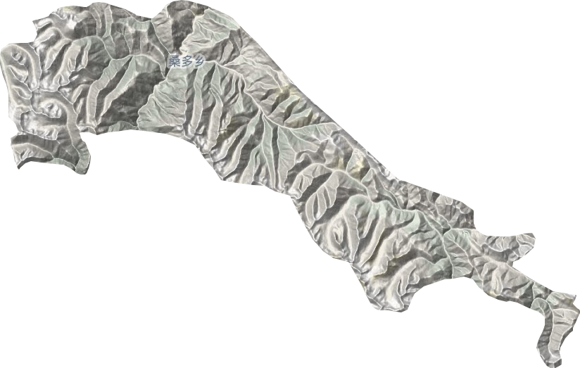 桑多鄉地形圖