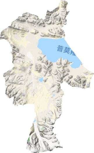 普瑪江塘鄉地形圖