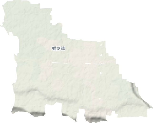 蟠龍鎮(zhèn)地形圖