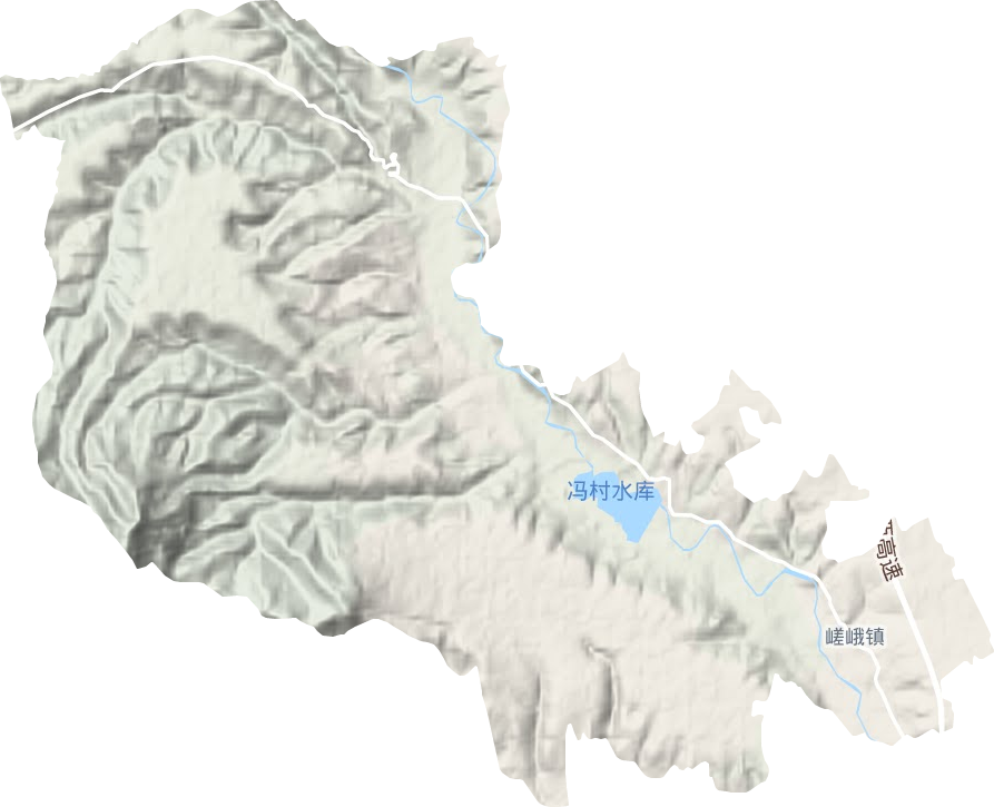 嵯峨鎮地形圖
