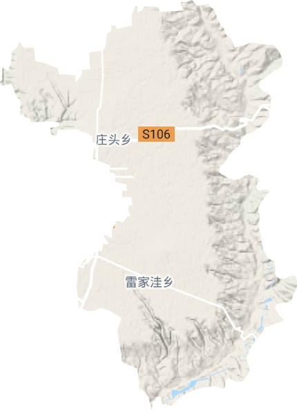 莊頭鄉地形圖