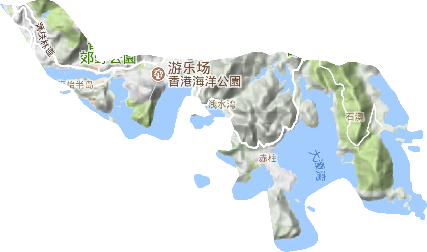 南區(qū)地形圖