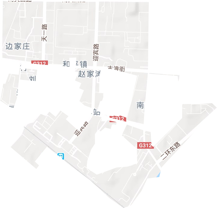 火車站街街道地形圖