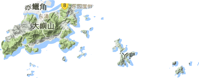 離島區(qū)地形圖