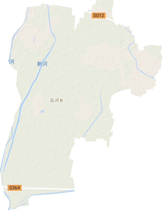 古河鄉地形圖
